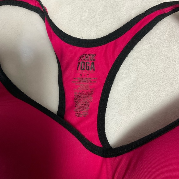 PINK  Black and Pink Yoga Leggings - Picture 7 of 8